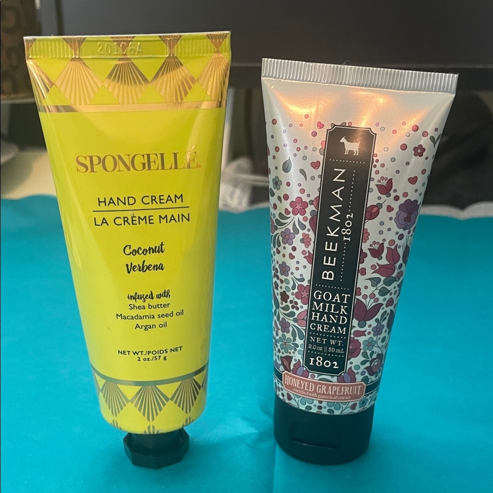 Spongelle and Beekman 1802 Hand Cream Duo